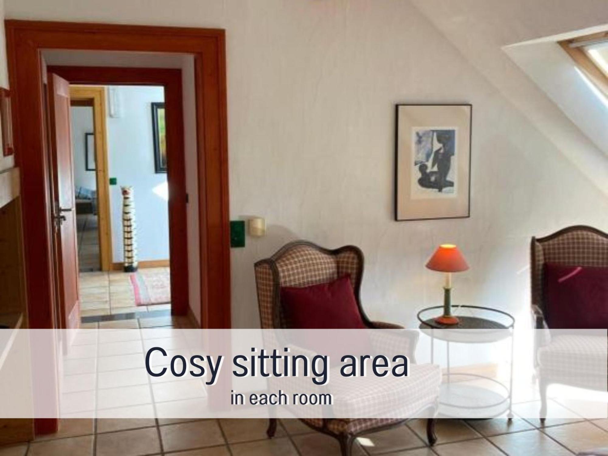 Paulis Cozy 4-Bedroom Vacation Home - With 4 Bathrooms Sun Terrace & Sauna, Nice To Hike & Bike, To Chil & Meet Бюллінген Екстер'єр фото