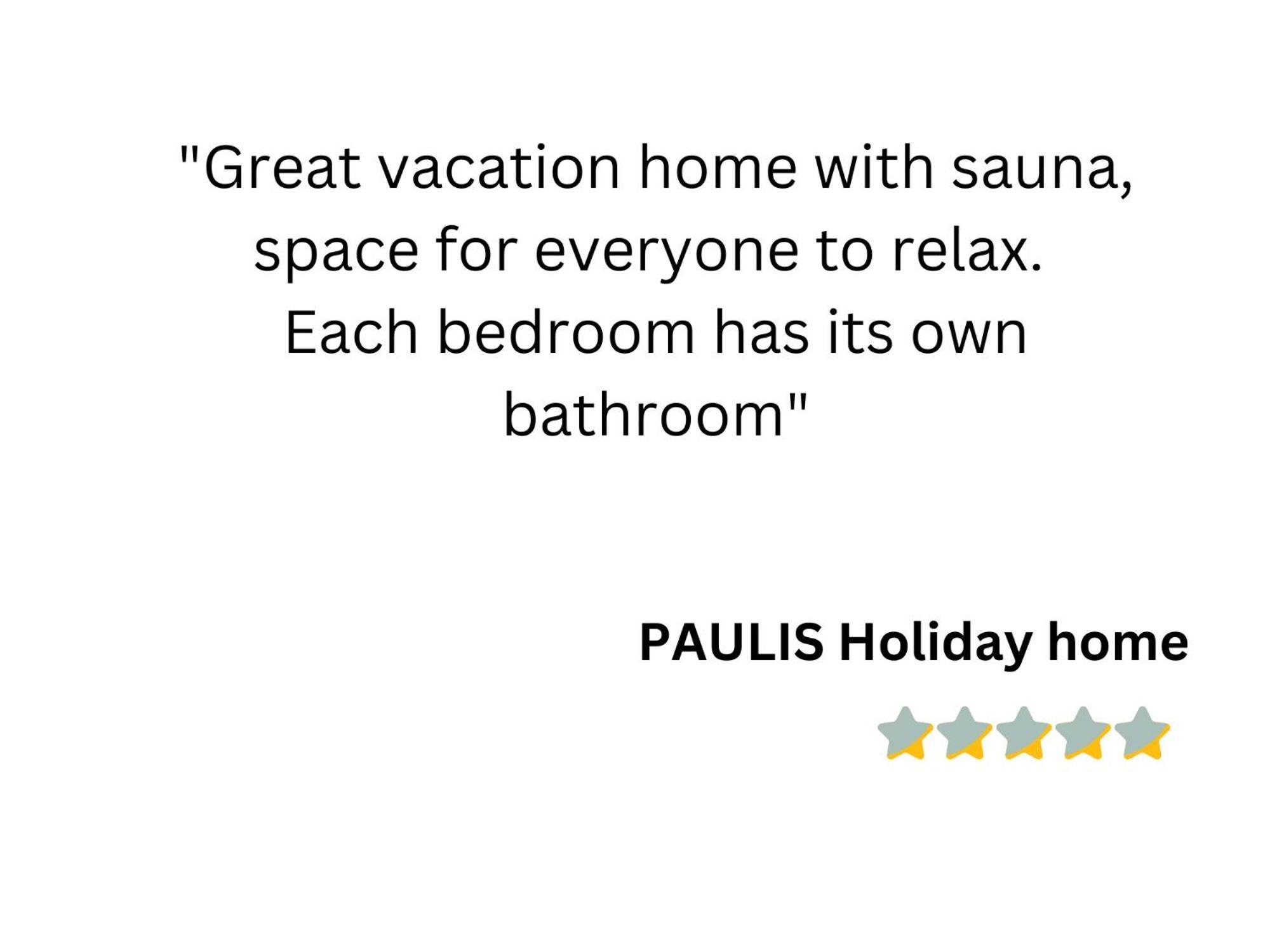 Paulis Cozy 4-Bedroom Vacation Home - With 4 Bathrooms Sun Terrace & Sauna, Nice To Hike & Bike, To Chil & Meet Бюллінген Екстер'єр фото